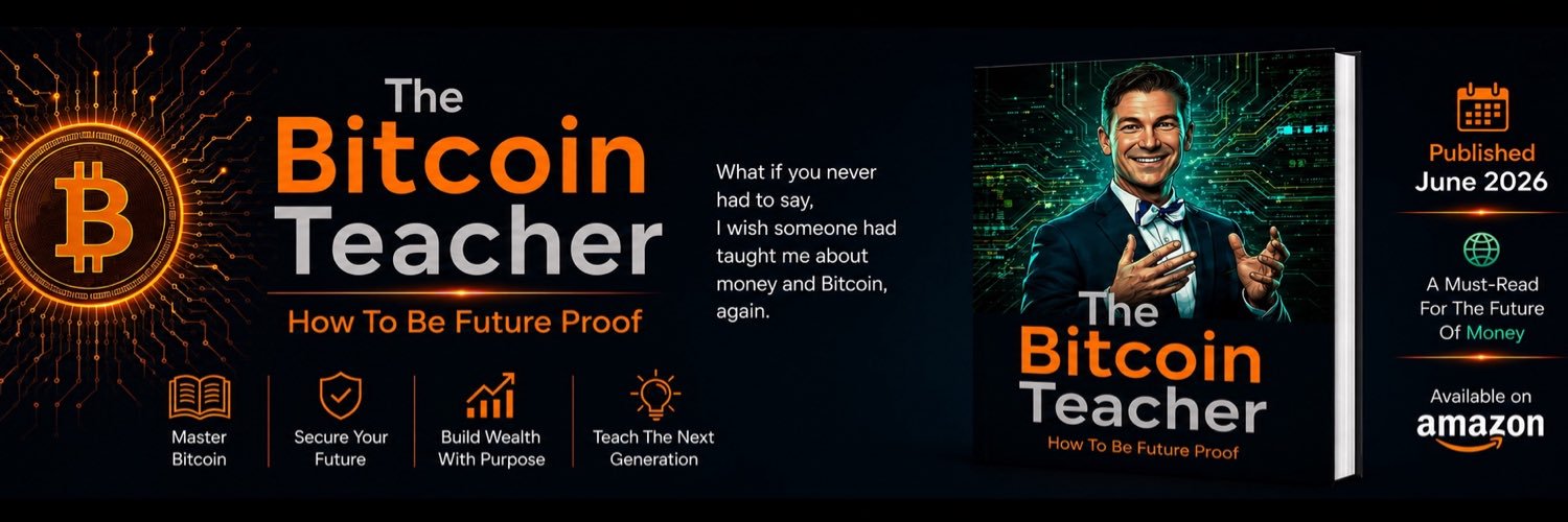 The Bitcoin Teacher — Master Bitcoin, Secure Your Future, Build Wealth With Purpose, Teach The Next Generation. Available on Amazon.
